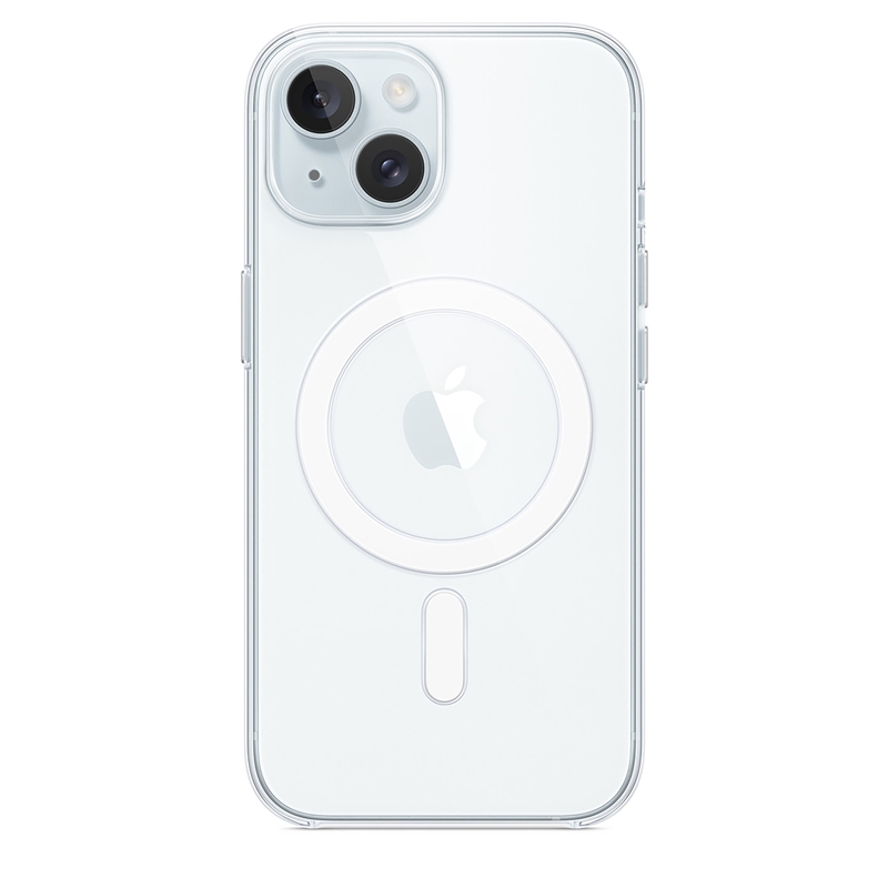 Apple carcasa clear compatible con Apple iPhone 15 transparente