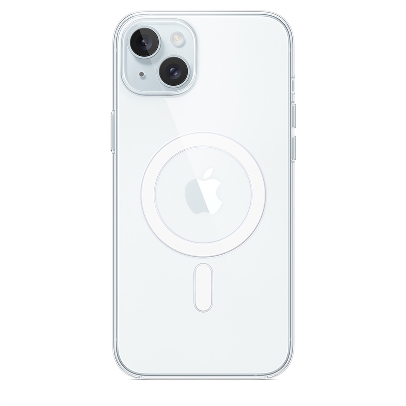 Apple carcasa clear compatible con Apple iPhone 15 Plus transparente