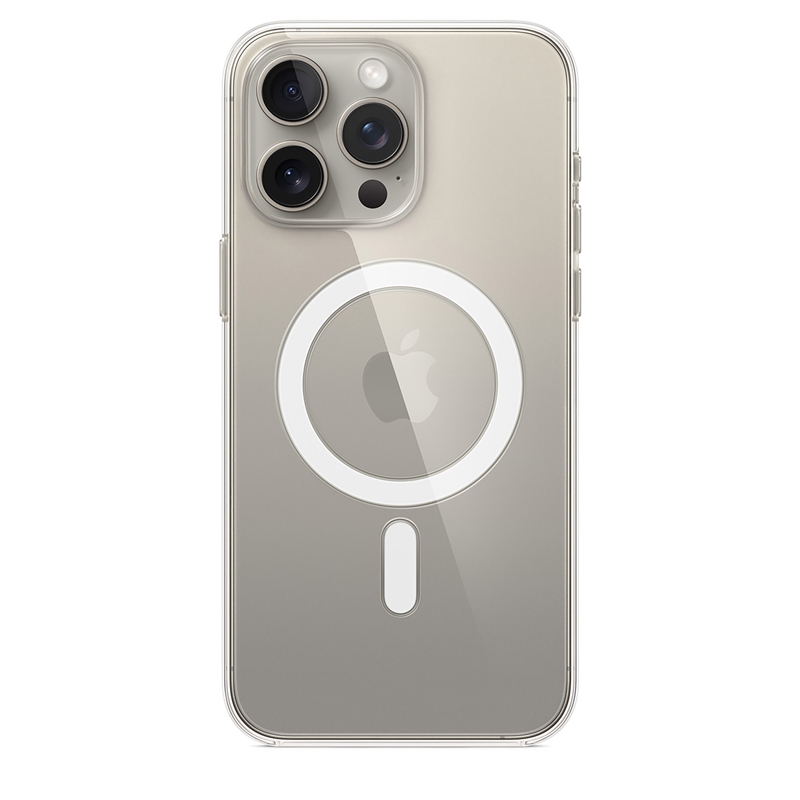 Apple carcasa clear compatible con Apple iPhone 15 Pro Max transparente