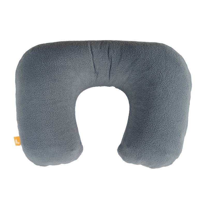 Scape Travel Almohada inflable de viaje en tejido polar gris