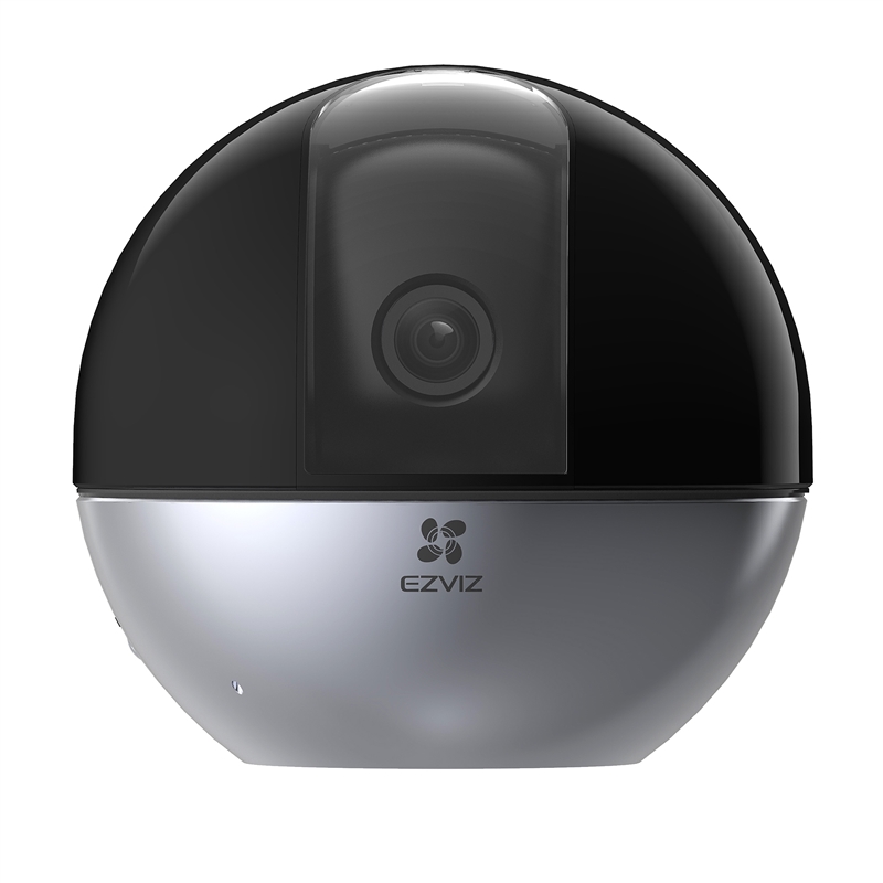 Ezviz cámara de vigilancia E6 3k Apple Home Kit, negra y plata