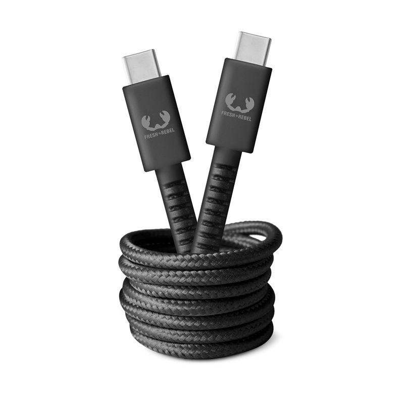 Fresh'N Rebel cable USB C a USB C 2m storm grey