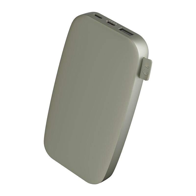 Fresh'N Rebel powerbank 18000 mAh USB-C carga ultra rápida 20W PD dried green