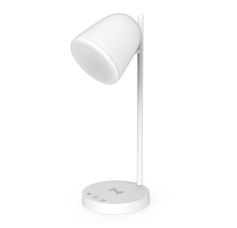 muvit iO Lámpara Sobremesa WiFi con base de carga inalámbrica Blancos