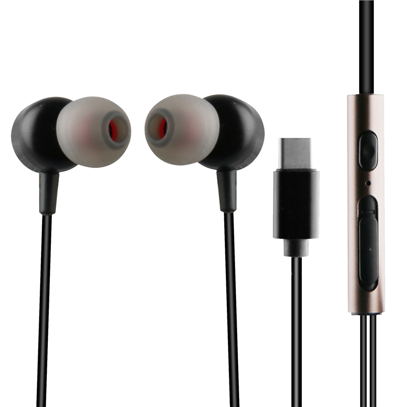 muvit auriculares estéreo M1C Tipo C magnéticos negro