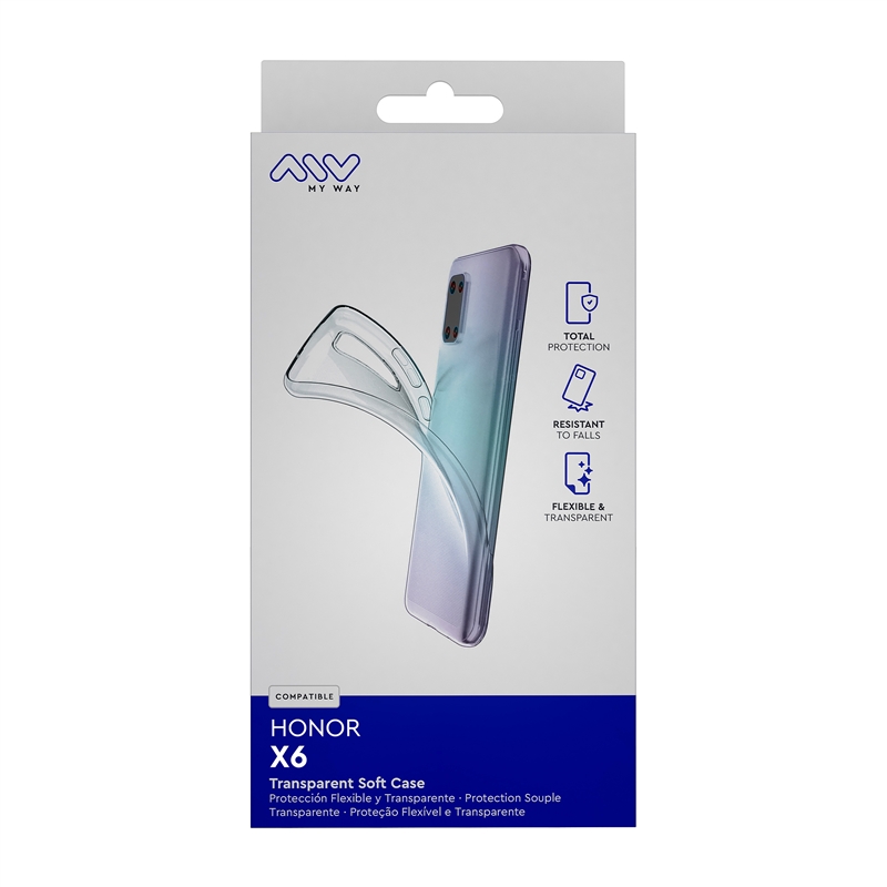 myway funda compatible con Honor X6 transparente