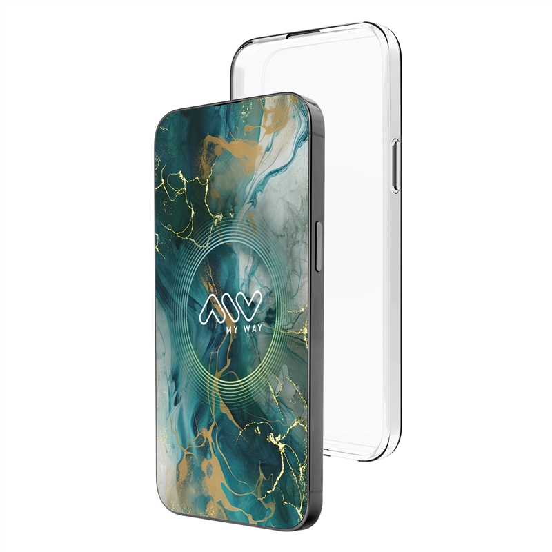 myway funda compatible con Apple iPhone 15 transparente