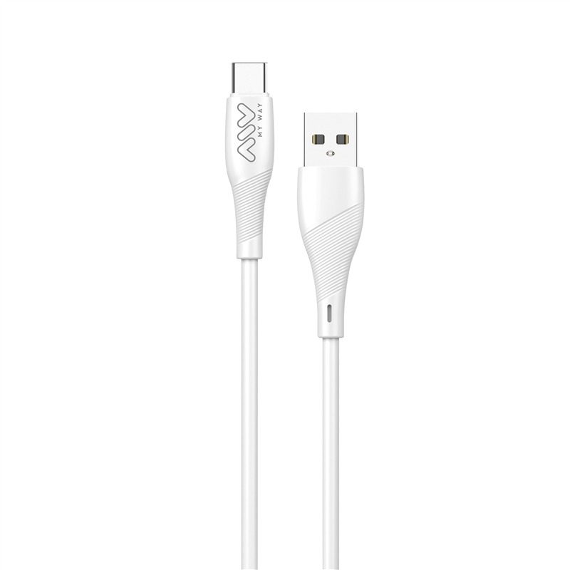 myway cable USB-Tipo C 3A 1m blanco