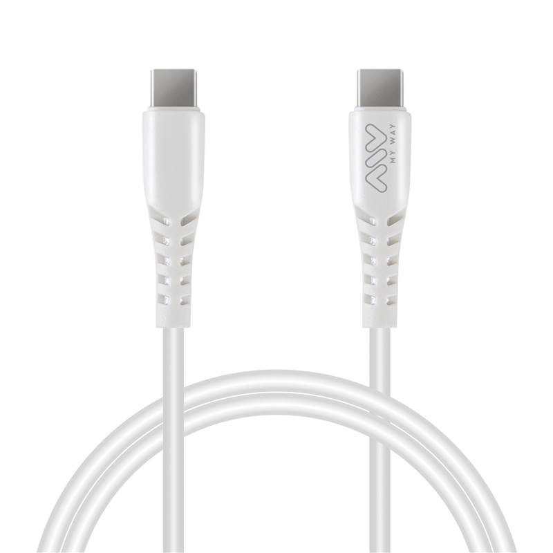 myway cable Tipo C-Tipo C 60W 1m blanco