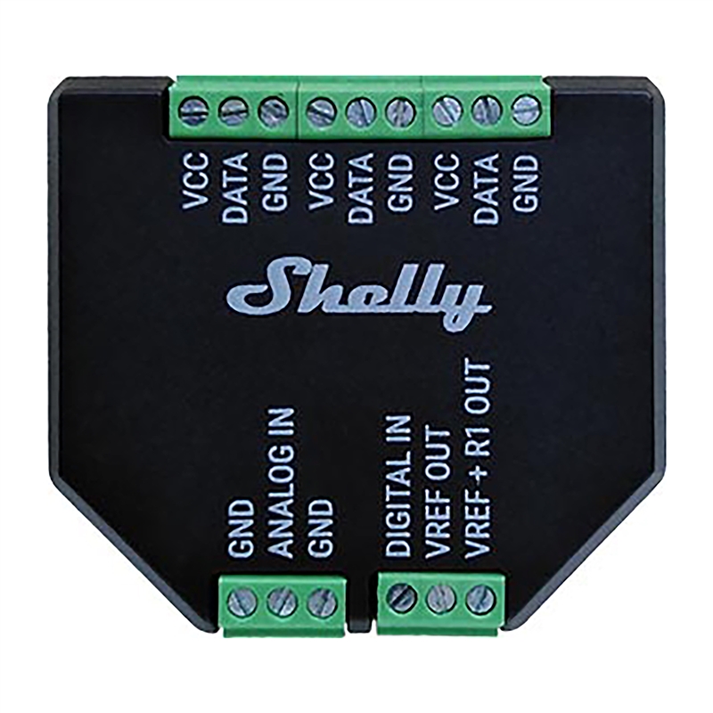 Shelly Módulo switch Wi-Fi Temperatura y Humedad Plus AddOn