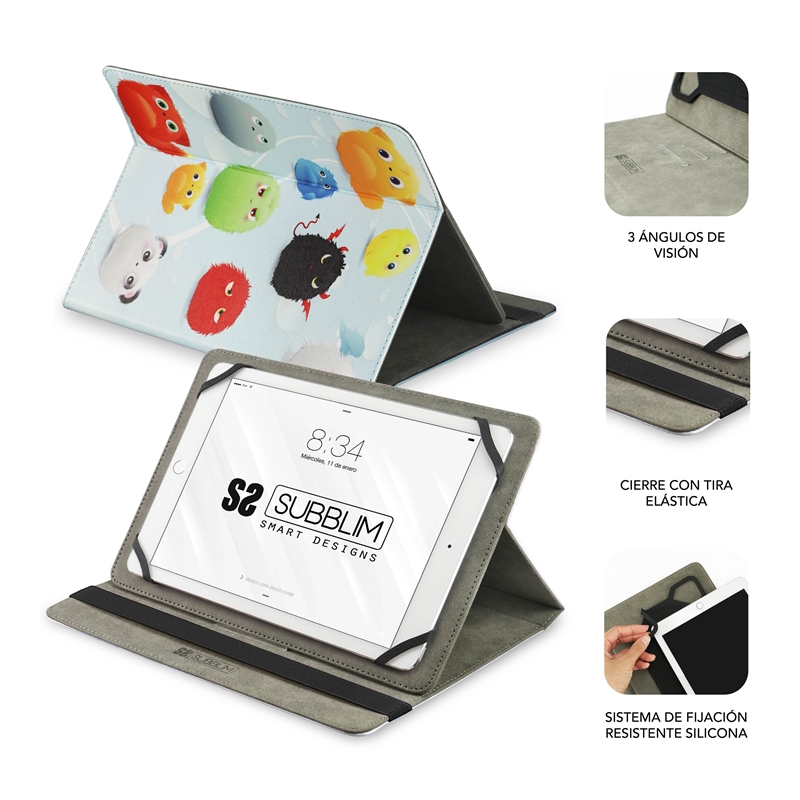 Subblim Trendy Furry funda tablet de 9,6" a 11"