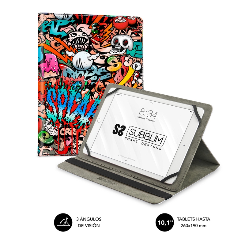 Subblim Trendy funda Tablet de 9,6" a 11" graffiti