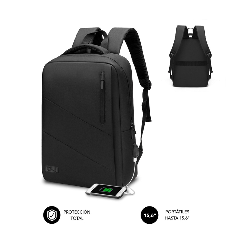 Subblim City mochila portátil 15,6" Negra