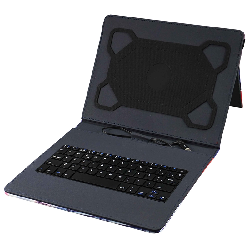 Subblim Keytab Pro USB funda tablet con teclado de 9,6" a 11" negra