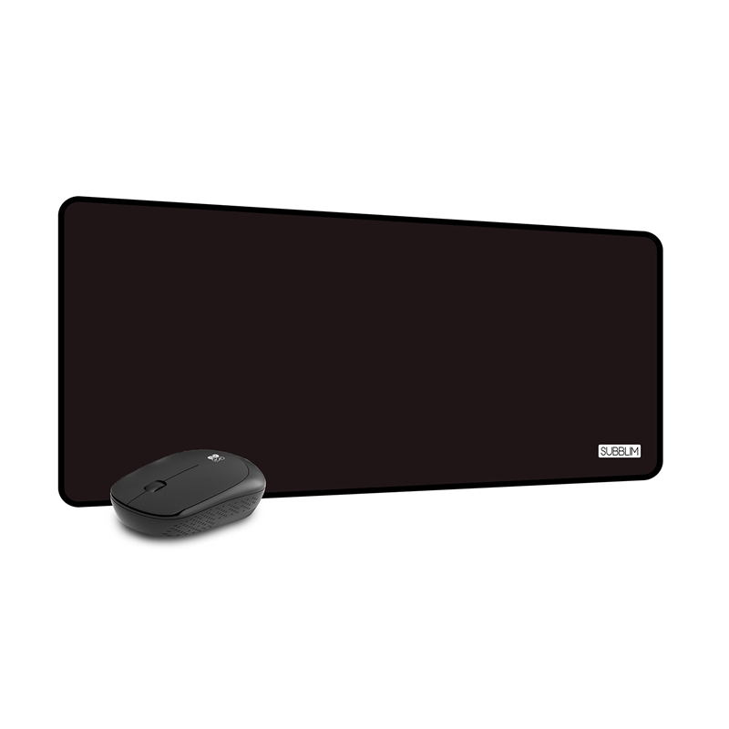 Subblim Harmony combo ratón inalámbrico + albombrilla XL negro