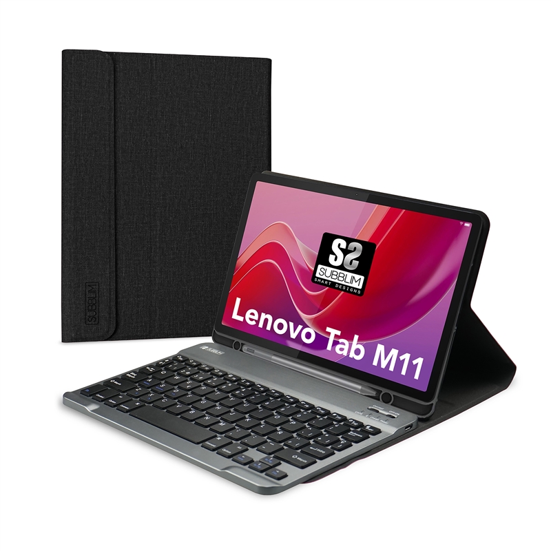 Subblim Keytab Pro bluetooth funda tablet con teclado compatible con Lenovo Tab M11