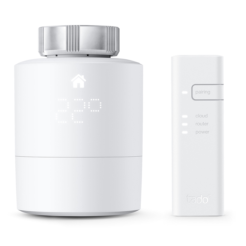 Tado kit inicio cabezal termostático inteligente y bridge para internet V3+