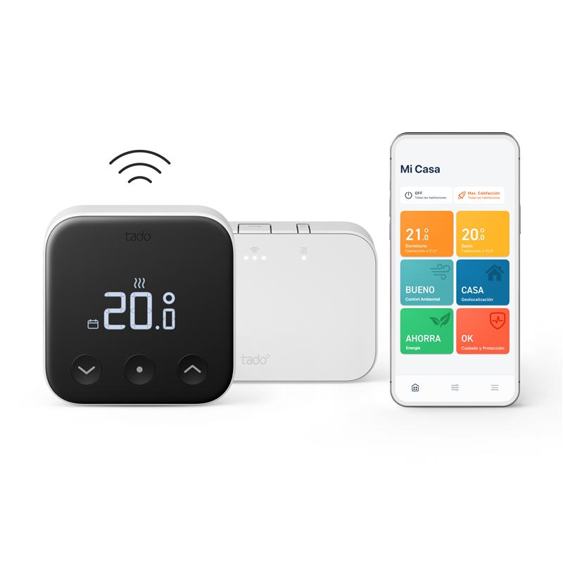 Tado kit inicio termostato inteligente y receptor inalámbrico X